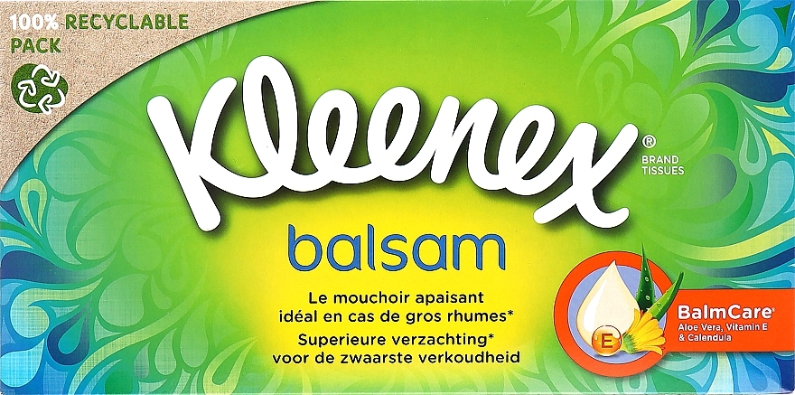 Серветки "Balsam", 64 шт. - Kleenex — фото N1