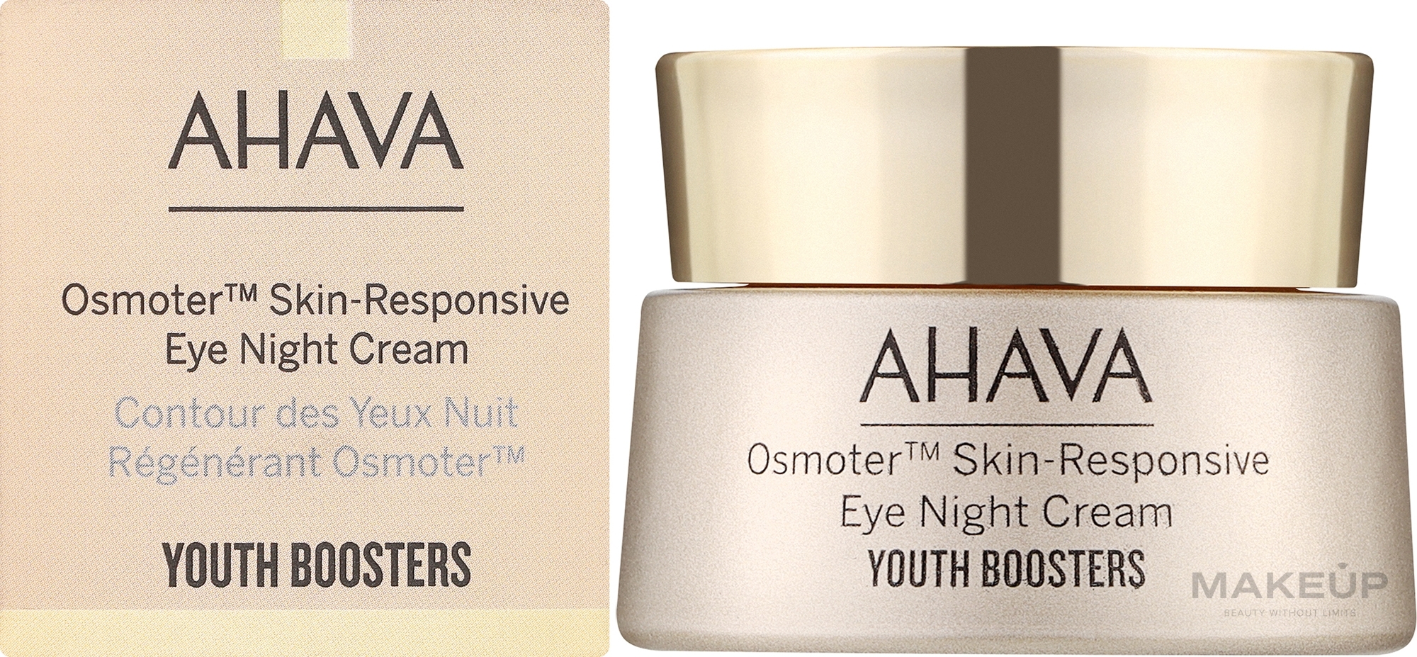 Нічний крем для шкіри навколо очей - Ahava Osmoter Skin-Responsive Eye Night Cream — фото 15ml