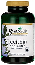 Харчова добавка "Лецитин без ГМО", 1200 мг - Swanson Lecithin Non-GMO 1200mg — фото N1