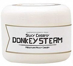 Увлажняющий воздушный крем на основе ослиного молока - Elizavecca Silky Creamy Donkey Steam Moisture Milky Cream — фото N1