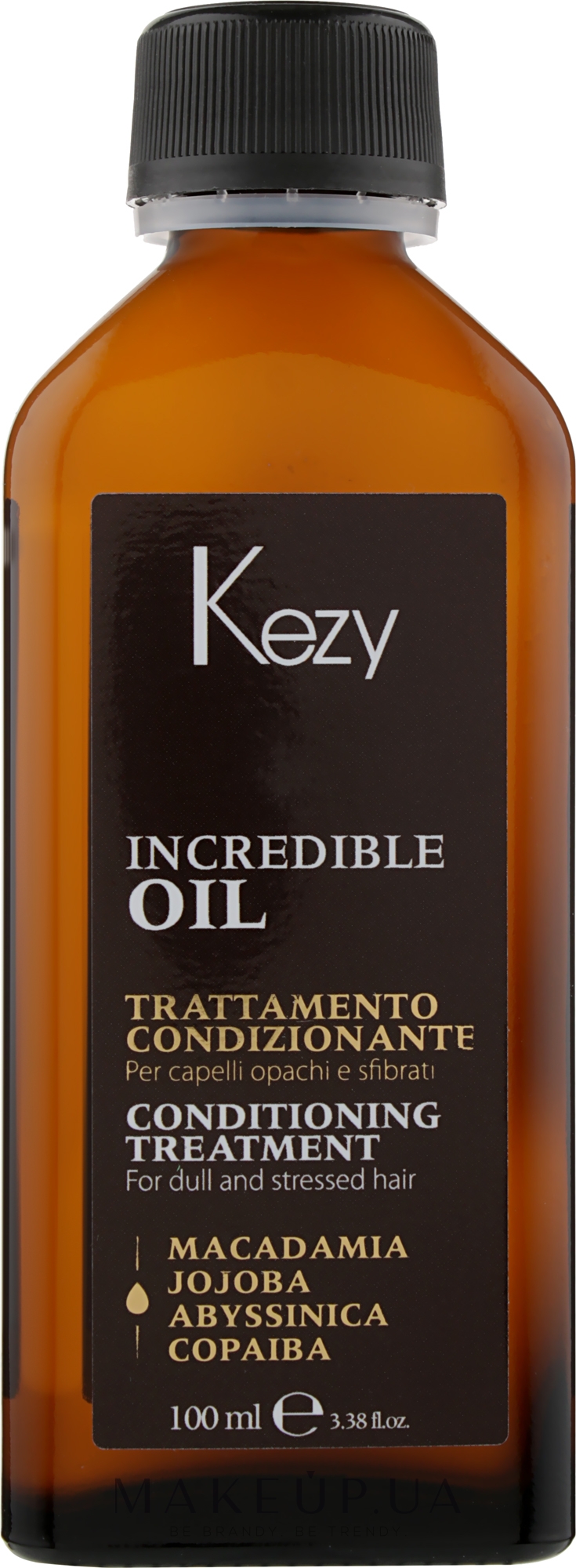 Олія-еліксир для волосся - Kezy Incredible Oil — фото 100ml