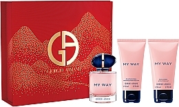 Духи, Парфюмерия, косметика Giorgio Armani My Way - Набор (edp/50ml + b/lot/50ml + sh/gel/50ml)