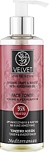 Тонізуючий та омолоджуючий тонік для обличчя - Velvet Love for Nature Organic Grape & Mastic Face Toner — фото N1