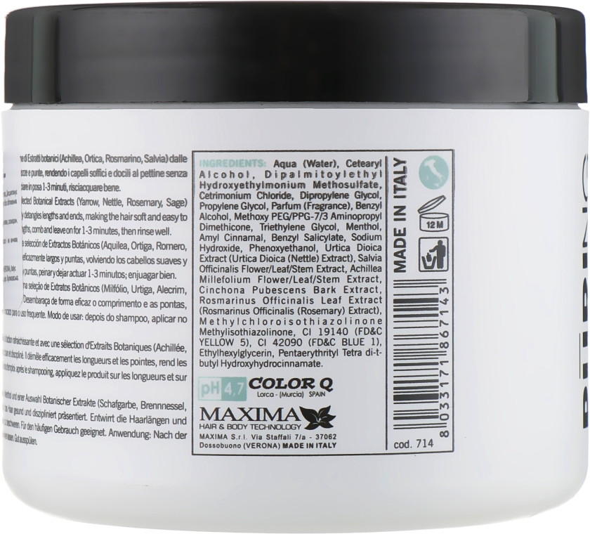 Ревіталізувальний крем-кондиціонер з рослинними екстрактами - Maxima Puring Everyday Herbalfresh Cream — фото N2