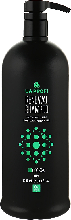 Шампунь "Восстановление" с меланином, pH 4 - UA Profi Renewal Shampoo — фото N3