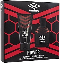 Парфумерія, косметика Umbro Power Gift Set - Набір (edt/100ml + sh/gel/150ml)