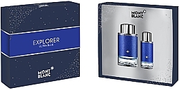 Парфумерія, косметика Montblanc Explorer Ultra Blue - Набір (edp/100ml + sh/gel/100ml + edp/7.5ml)