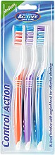 Набор зубных щеток - Beauty Formulas Control Action Toothbrush — фото N1