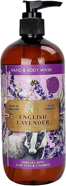 Гель для мытья рук и тела "Английская лаванда" - The English Soap Company Anniversary English Lavender Hand & Body Wash — фото N1