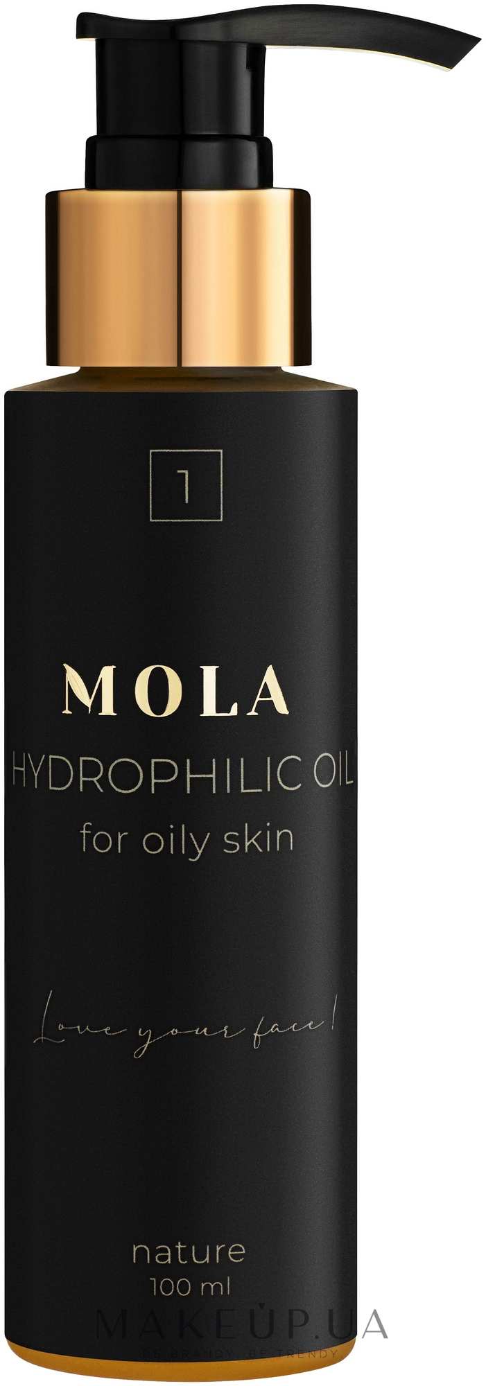 Гідрофільна олія для жирного й комбінованого типу шкіри - Mola Hydrophilic Oil For Oily Skin — фото 100ml