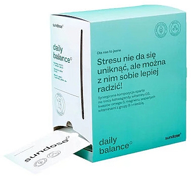 Харчова добавка для зниження стресу, апельсинова - Sundose Daily Balance Stress Suplement Diety — фото N2