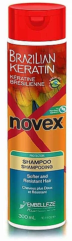 Шампунь для тусклых волос - Novex Brazilian Keratin Shampoo — фото N1