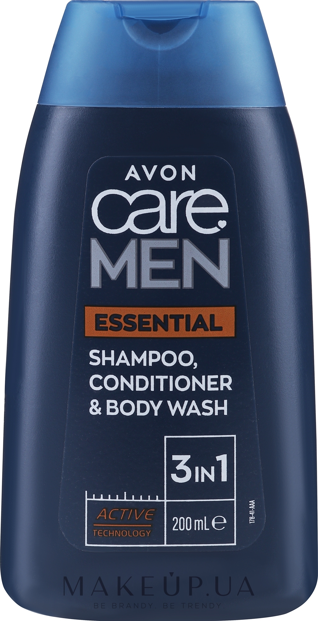 Шампунь-гель 3в1 - Avon Care Man Essentials Shampoo Conditioner And Body Wash — фото 200ml