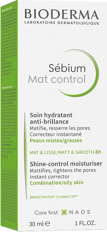 Матирующий крем для лица - Bioderma Sebium Mat Control — фото N2