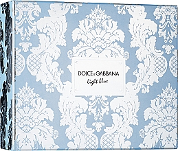 Духи, Парфюмерия, косметика Dolce & Gabbana Light Blue - Набор (edt/25ml + edt/10ml)