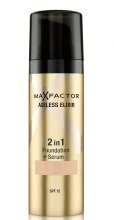 Духи, Парфюмерия, косметика РАСПРОДАЖА Тональная основа - Max Factor Ageless Elixir 2in1 Foundation + Serum