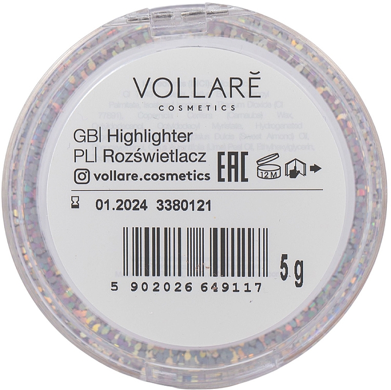 Хайлайтер для лица - Vollare Glow Love Highlighter — фото N2