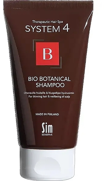 Ботанічний шампунь від випадіння волосся - Sim Sensitive System 4 BB Shampoo — фото N1