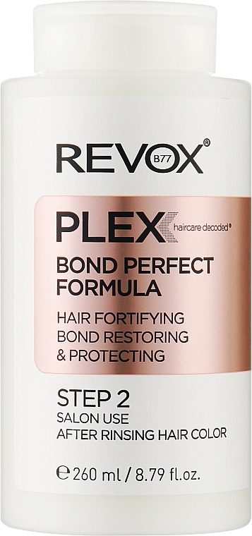 Засіб для салонного відновлення волосся, крок 2 - Revox Plex Bond Perfect Formula Step 2 — фото N1