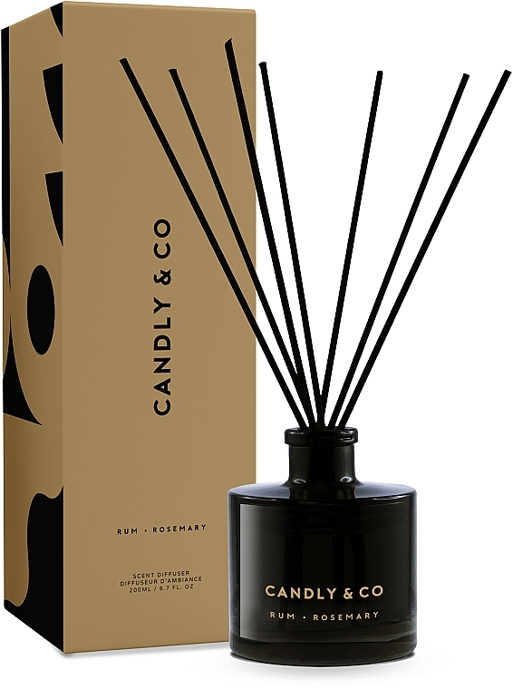 Аромадифузор для дому - Candly & Co No.2 Rum Rozmaryn Scent Diffuser — фото N1