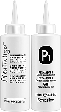 Комплект для химической завивки нормальных волос - Echosline Perm P1 (neutralizer/120ml + perm/100ml) — фото N2