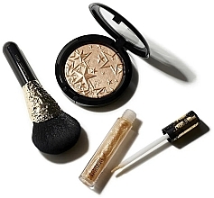 Духи, Парфюмерия, косметика Набор - MACSprinkle of Shine Kit Gold (f/powder/9g + lipgloss/1.92g + brush + bag)