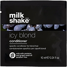 Духи, Парфюмерия, косметика Кондиционер "Ледяной блонд" - Milk_Shake Icy Blond Conditioner (мини)