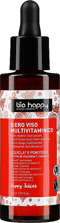 Мультивітамінна сироватка для обличчя - Bio Happy Happy Juices Multi-Vitamin Face Serum — фото N1