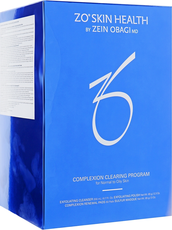 Набір для догляду за шкірою з акне - Zein Obagi Zo Skin Health Complexion Clearing Program — фото N1
