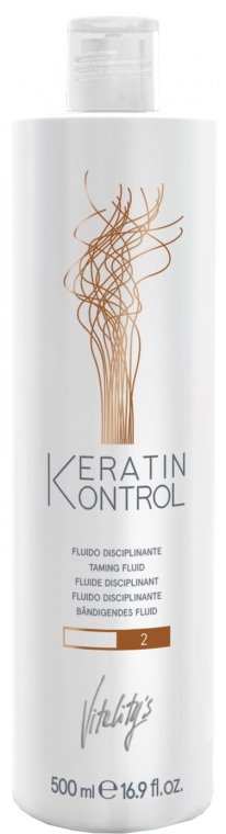 Флюїд для сухого та пошкодженого волосся №2 - vitality's Keratin Kontrol Taming Fluid — фото N1