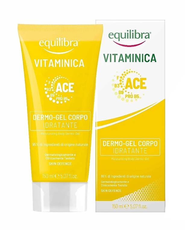 Увлажняющий дермогель для тела - Equilibra Vitaminica Moisturizing Body Dermo-Gel — фото N1