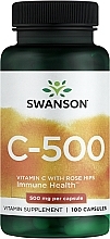 Парфумерія, косметика Харчова добавка "Вітамін С із плодами шипшини", 500 мг - Swanson Vitamin C With Rose Hips Extract