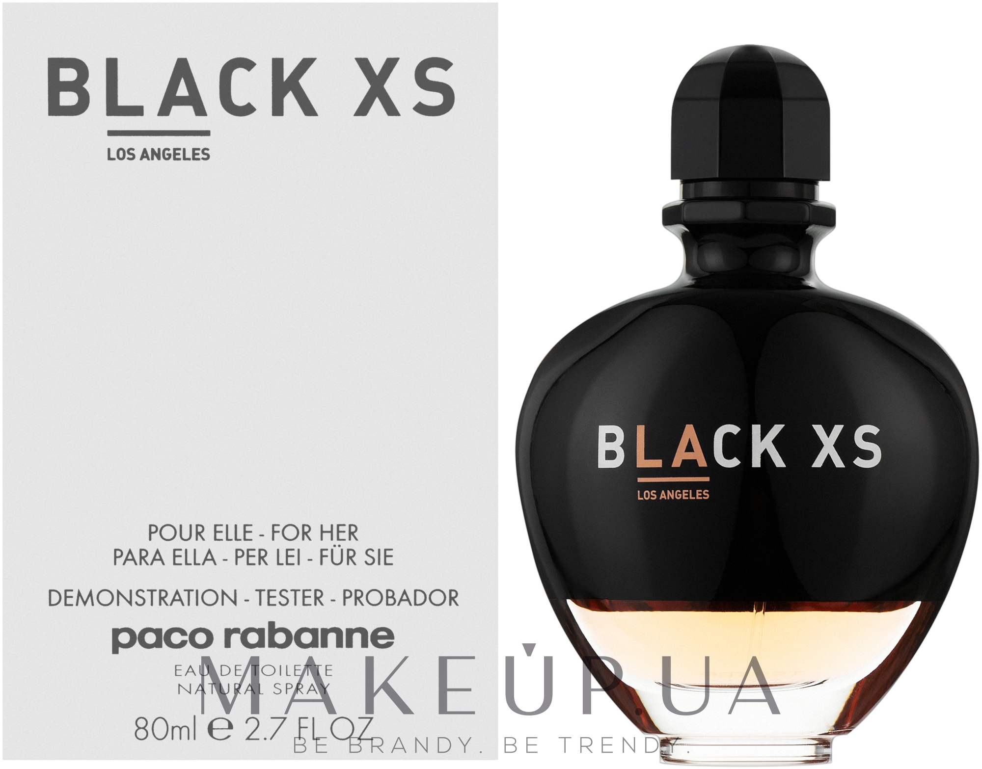 Paco Rabanne Black XS Los Angeles Women - Туалетная вода (тестер с крышечкой) — фото 80ml