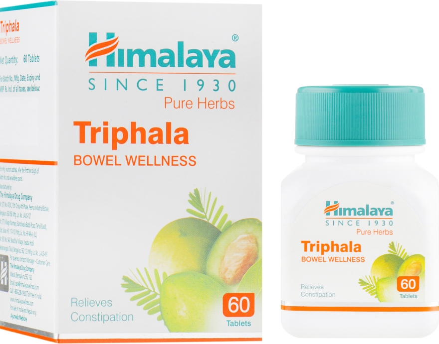 Диетическая добавка "Трифала" - Himalaya Herbals Triphala 