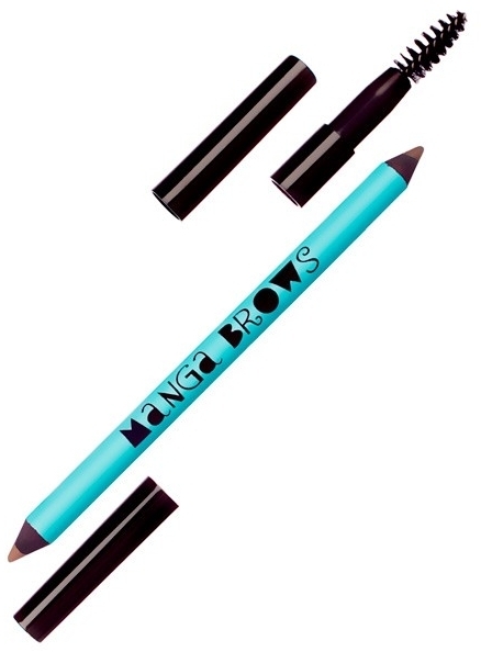 Двосторонній олівець для брів - Neve Cosmetics Manga Brows — фото N1