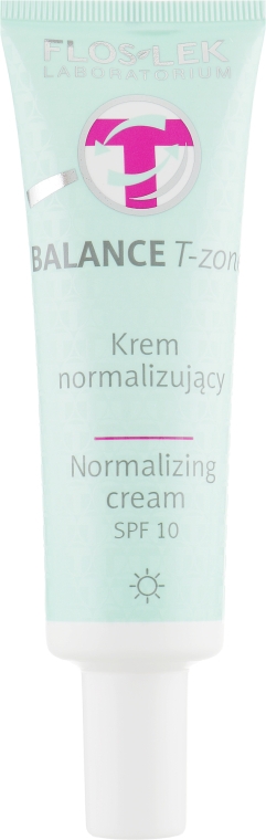 Денний нормалізувальний крем для обличчя - Floslek Balance T-Zone Normalizing Cream SPF10 — фото N3