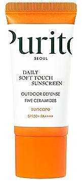 Солнцезащитный крем - Purito Seoul Daily Soft Touch Sunscreen SPF50+ Mini — фото N1