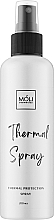 Термозащитный спрей с протеинами шелка для волос - Moli — фото N2