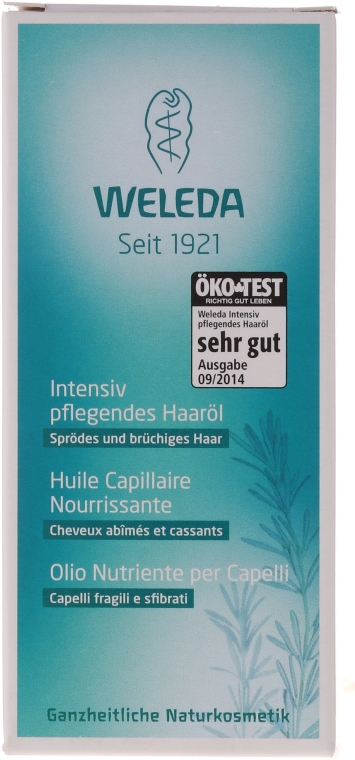 Масло для волос "Клевер" - Weleda Intensiv Oil — фото N1