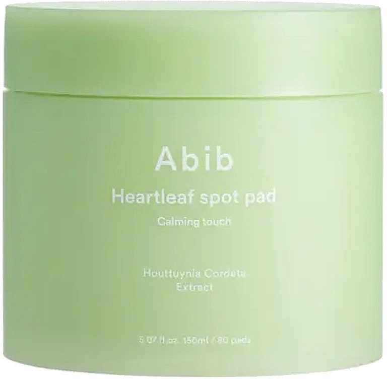 Заспокійливі диски для обличчя - Abib Heartleaf Spot Pad Calming Touch — фото N1