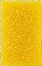 Губка для тела массажная, желтая - Sanel Vital Prostokat — фото N1