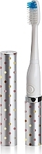 Електрична зубна щітка - Violife Slim Sonic Classic Electric Toothbrush Silver Dots — фото N1