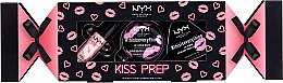 Духи, Парфюмерия, косметика Набор - NYX Professional Makeup Kiss Prep Set (lip/scr/14g + lip/balm/12g + lip/oil/8ml)