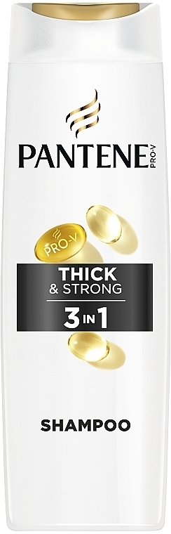 Шампунь для волос 3 в 1 - Pantene Pro-V Thick & Strong — фото N1