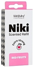 Парфумерія, косметика Змінний блок для ароматизатора - Mr&Mrs Niki Red Fruits Refill