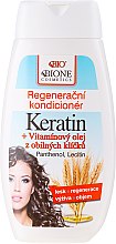 Регенерувальний кондиціонер для волосся - Bione Cosmetics Keratin + Grain Sprouts Oil Regenerative Conditioner — фото N1