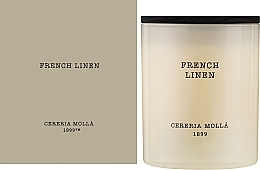 Cereria Molla French Linen - Ароматическая свеча — фото N2