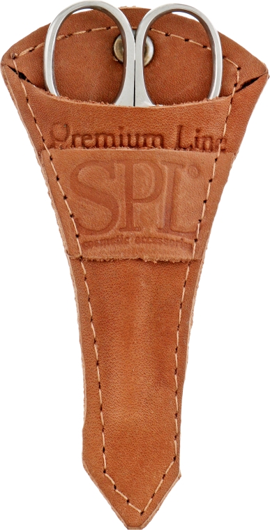 Ножиці для кутикули, SPLH 12, коричневий чохол - SPL — фото N2