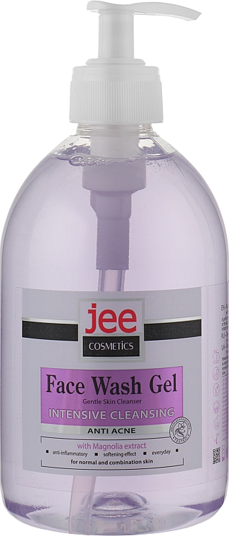 Интенсивно очищающий гель для умывания "Магнолия" - Jee Cosmetics Face Wash Gel Intensive Clensing