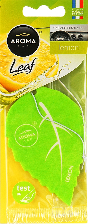 Ароматизатор для авто "Lemon" - Aroma Car Leaf — фото N1
